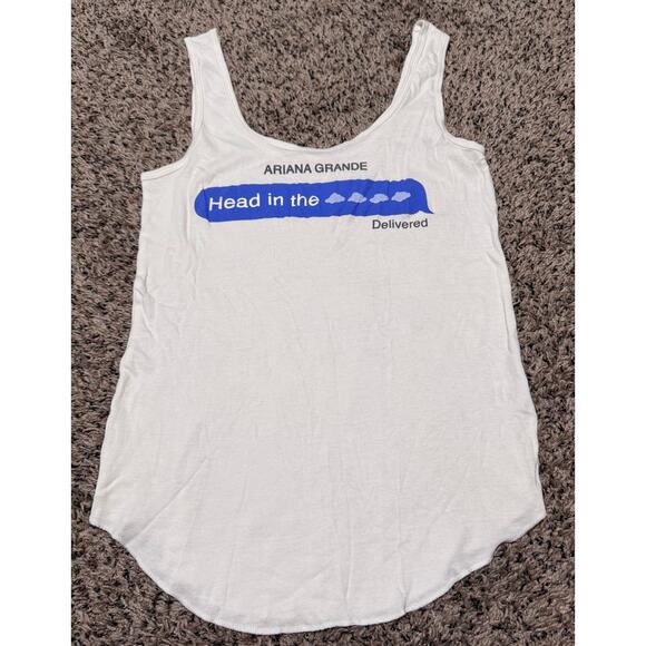 Rare Ariana Grande Tank "Head In The Clouds" Large - Picture 1 of 4